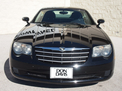 chrysler crossfire 2006 black coupe gasoline 6 cylinders rear wheel drive 6 speed manual 76011