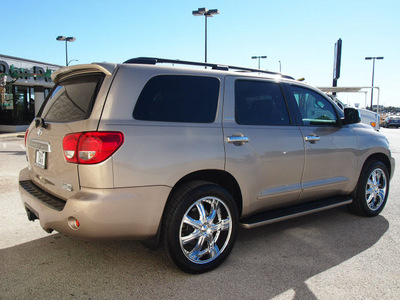 toyota sequoia 2008 tan suv limited gasoline 8 cylinders 2 wheel drive automatic 76011