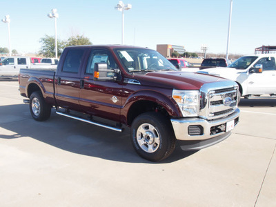 ford f 250 super duty 2013 red xlt biodiesel 8 cylinders 4 wheel drive automatic 76108