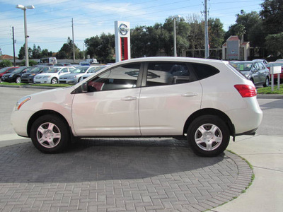 nissan rogue 2009 white suv s gasoline 4 cylinders front wheel drive automatic 33884