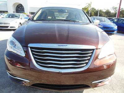 chrysler 200 2013 dk  brown sedan touring gasoline 4 cylinders front wheel drive automatic 34731