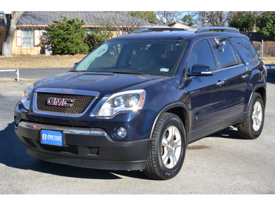 gmc acadia 2009 dk  blue suv slt gasoline 6 cylinders front wheel drive automatic 76401