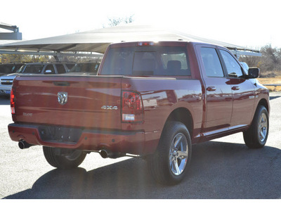 dodge ram 1500 2009 red slt gasoline 8 cylinders 4 wheel drive automatic 76401