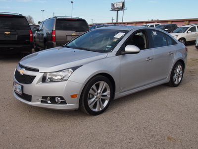 chevrolet cruze 2012 silver sedan ltz gasoline 4 cylinders front wheel drive automatic 78064