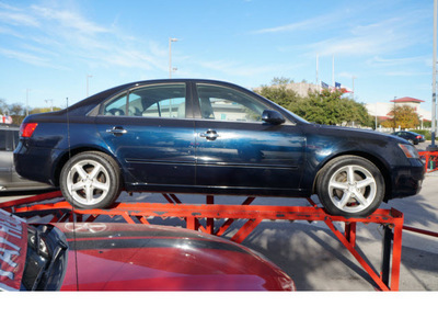 hyundai sonata 2006 dk  blue sedan gls v6 gasoline 6 cylinders front wheel drive automatic 78224