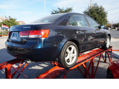 hyundai sonata 2006 dk  blue sedan gls v6 gasoline 6 cylinders front wheel drive automatic 78224