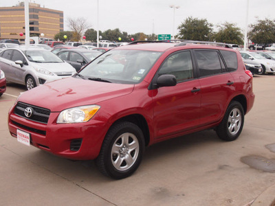 toyota rav4 2010 red suv gasoline 4 cylinders front wheel drive automatic 76053