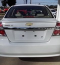 chevrolet aveo 2011 white sedan lt w 1lt gasoline 4 cylinders front wheel drive automatic 75964
