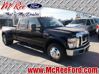 ford f 350 2008 black super duty diesel 8 cylinders rear wheel drive automatic 77539