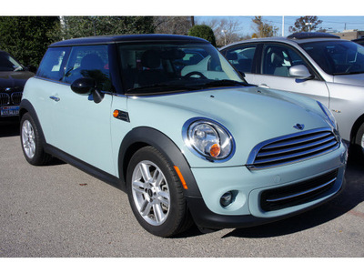 mini cooper 2012 blue hatchback gasoline 4 cylinders front wheel drive automatic 78729