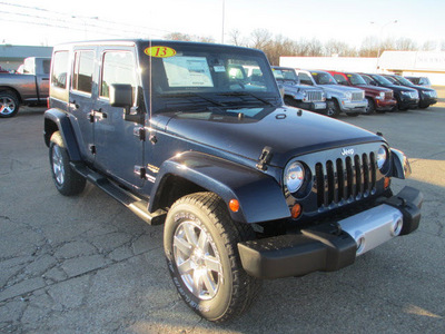 jeep wrangler unlimited 2013 dk  blue suv sahara gasoline 6 cylinders 4 wheel drive automatic 62863