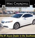 acura tl 2012 white sedan w tech pckg gasoline 6 cylinders front wheel drive automatic 76137