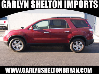 gmc acadia 2008 red slt 1 gasoline 6 cylinders front wheel drive 6 speed automatic 77802