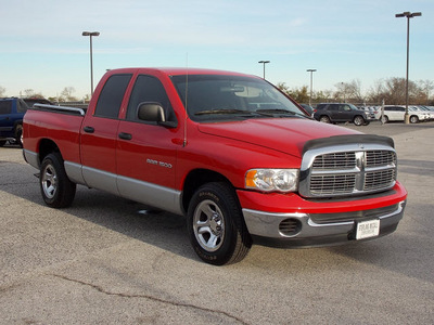 dodge ram 1500 2004 red pickup truck slt gasoline 8 cylinders rear wheel drive automatic 77074