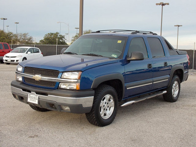 chevrolet avalanche 2003 dk  blue suv 1500 gasoline 8 cylinders 4 wheel drive automatic 77074