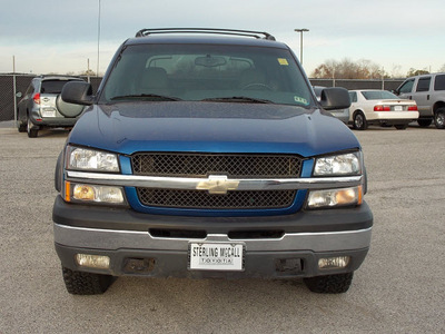 chevrolet avalanche 2003 dk  blue suv 1500 gasoline 8 cylinders 4 wheel drive automatic 77074