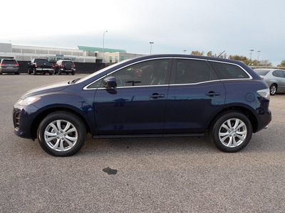 mazda cx 7 2010 dk  blue suv s touring gasoline 4 cylinders front wheel drive shiftable automatic 77074
