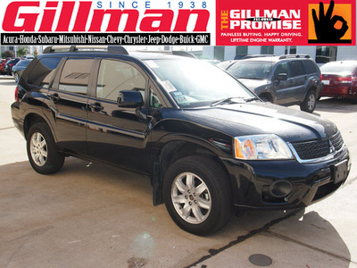 mitsubishi endeavor 2011 black suv ls gasoline 6 cylinders all whee drive shiftable automatic 77090