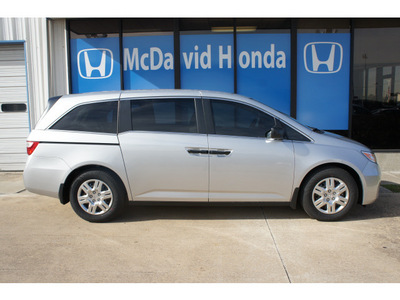 honda odyssey 2013 silver van lx gasoline 6 cylinders front wheel drive not specified 77034