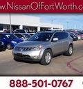 nissan murano 2004 silver suv sl gasoline 6 cylinders front wheel drive cont  variable trans  76116