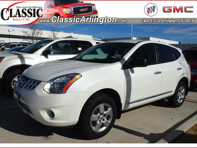 nissan rogue 2011 white gasoline 4 cylinders front wheel drive automatic 76018