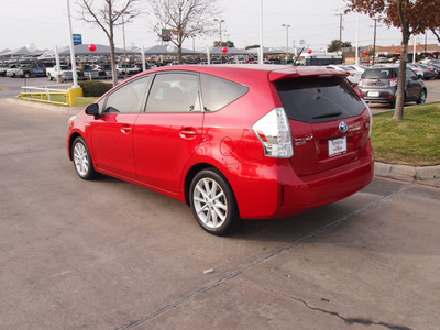 toyota prius 2013 red wagon five 4 cylinders automatic 76116
