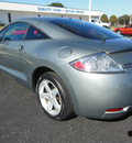 mitsubishi eclipse 2007 gray hatchback gs gasoline 4 cylinders front wheel drive automatic 34474