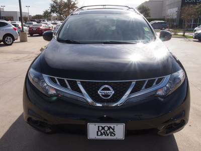 nissan murano 2011 black sv gasoline 6 cylinders front wheel drive automatic with overdrive 76018
