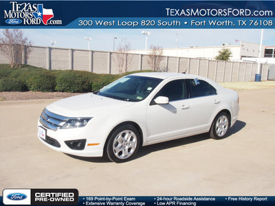 ford fusion 2011 white sedan se 4 cylinders automatic 76108