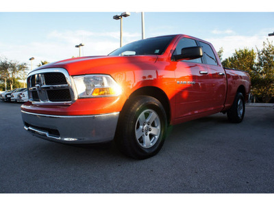 ram 1500 2011 red pickup truck slt flex fuel 8 cylinders 2 wheel drive automatic 33157