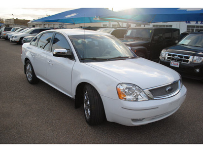 ford five hundred 2007 white sedan limited 6 cylinders automatic 78501