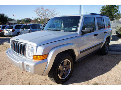 jeep commander 2006 silver suv 6 cylinders automatic 78748