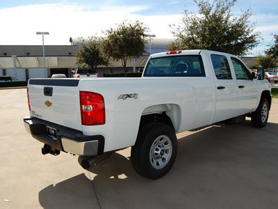 chevrolet silverado 3500hd 2013 white work truck diesel 8 cylinders 4 wheel drive automatic 76051