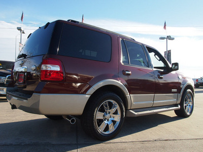 ford expedition 2008 orange suv king ranch gasoline 8 cylinders 2 wheel drive automatic 77521
