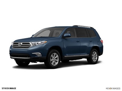 toyota highlander 2013 dk  blue suv 6 cylinders not specified 75067