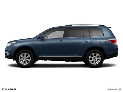 toyota highlander 2013 dk  blue suv 6 cylinders not specified 75067