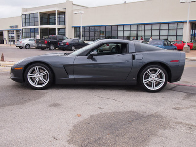 chevrolet corvette 2009 gray coupe gasoline 8 cylinders rear wheel drive transmission 6 speed manual 78224