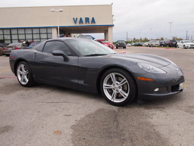 chevrolet corvette 2009 gray coupe gasoline 8 cylinders rear wheel drive transmission 6 speed manual 78224
