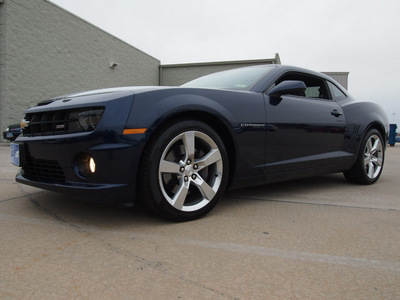 chevrolet camaro 2010 blue coupe ss 8 cylinders 6 speed automatic 77521