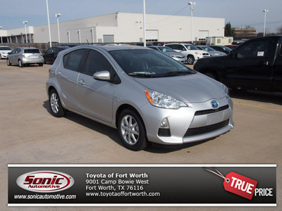 toyota prius 2012 silver hatchback three hybrid 4 cylinders front wheel drive automatic 76116