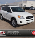 toyota rav4 2012 white suv gasoline 4 cylinders 2 wheel drive automatic 76116