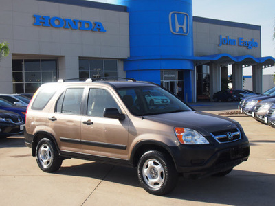 honda cr v 2004 brown suv lx gasoline 4 cylinders front wheel drive automatic 77065