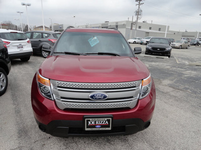 ford explorer 2013 red suv 6 cylinders automatic with overdrive 60546