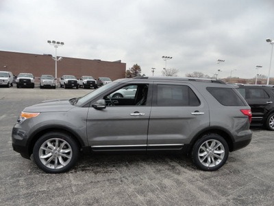 ford explorer 2013 gray suv limited 4x4 6 cylinders automatic with overdrive 60546