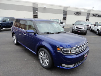 ford flex 2013 blue limited 6 cylinders automatic with overdrive 60546