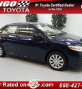 toyota corolla 2013 blue sedan le 4 cylinders automatic 91731