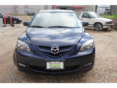 mazda mazda3 2008 blue hatchback s touring gasoline 4 cylinders front wheel drive automatic 78757