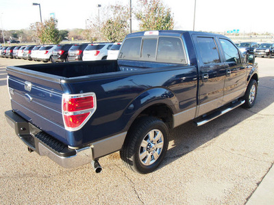 ford f 150 2009 blue xlt gasoline 8 cylinders 2 wheel drive 6 speed automatic 77802