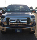 ford f 150 2009 blue xlt gasoline 8 cylinders 2 wheel drive 6 speed automatic 77802