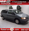 toyota sienna 2000 green van ce gasoline 6 cylinders front wheel drive automatic 91731